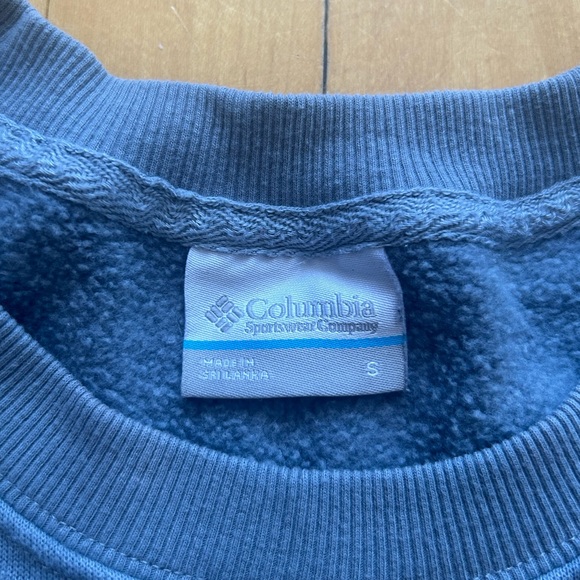 Blue Sweatshirt, Size Small, Columbia - Picture 3 of 3